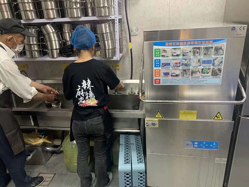 麻辣煮播揭蓋式洗碗機(jī)清洗實拍